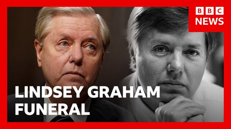 US Senator Lindsey Graham remembered in funeral service | BBC News