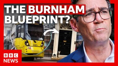What Burnham’s Manchester tells us about the future PM | BBC News