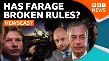 Who is the fraudster who paid for Farage’s security? | BBC Newscast