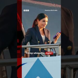 Why is this US far-right influencer in Ukraine?