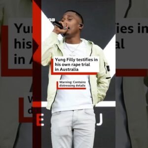 Yung Filly testifies in his own rape trial in Australia. #BBCNews