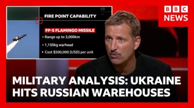Military analysis of Ukraine's continued strikes on Russian warehouses | BBC News
