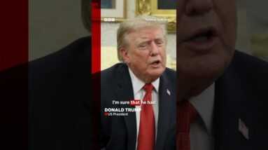Donald Trump says Burnham had 'miscommunication' with Wiles impersonator. #Politics #BBCNews