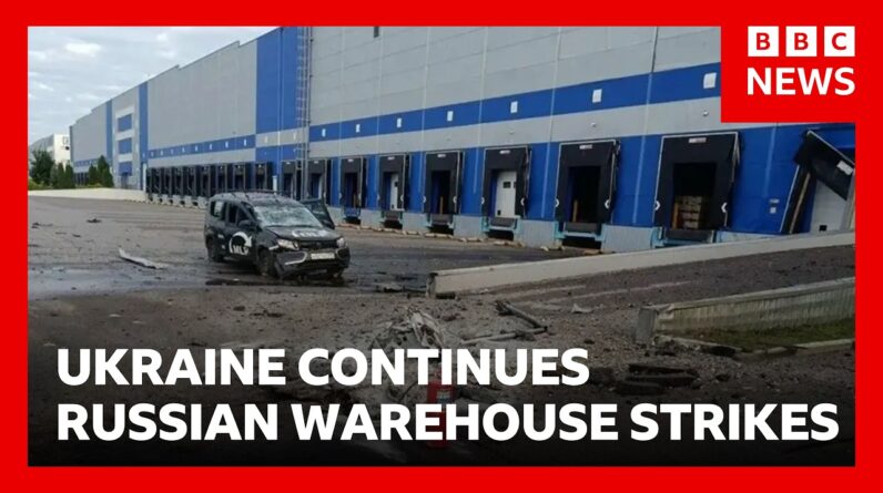 Five dead in Moscow region as Ukraine continues warehouse strikes | BBC News