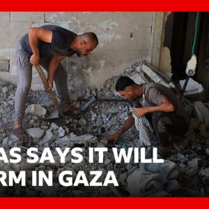 Hamas says it agrees to disarm in Gaza as at least eight killed in overnight strikes | BBC News
