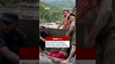 More than 800 missing in Nepal after a massive flash flood on the border with Tibet. #BBCNews