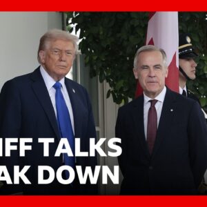 Canada says it will match US tariffs ‘dollar for dollar’ as trade talks break down | BBC News