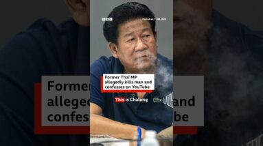 Former Thai MP allegedly kills official and confesses on YouTube. #Thailand #BBCNews