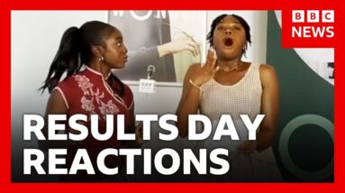 A Level Results Day 2026: Students open results on camera | BBC News