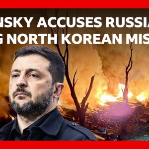 Russia using North Korean missiles to strike Ukraine, Zelensky says | BBC News