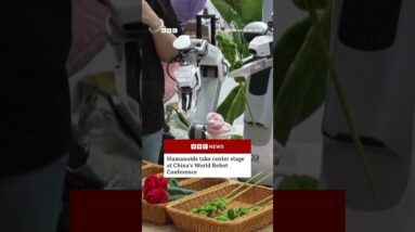 Humanoids take center stage at China’s World Robot Conference. #Robots #China #BBCNews