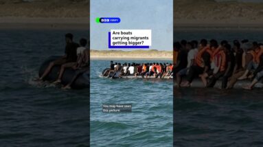 Are boats carrying migrants getting bigger? #BBCNews