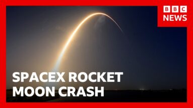 Huge SpaceX rocket part believed to have hit Moon as Nasa prepares to study crash | BBC News