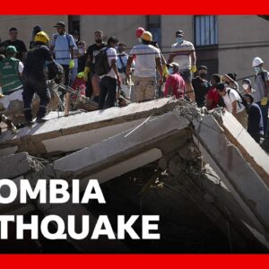 At least 132 killed in Colombia's largest earthquake in years | BBC News
