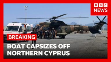 Boat carrying nearly 270 people capsizes off northern Cyprus | BBC News
