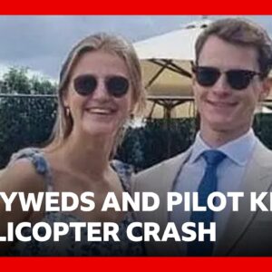 British newlyweds and pilot killed in Greece helicopter crash | BBC News
