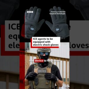 US ICE officers may soon be using gloves that can deliver electric shocks. #BBCNews