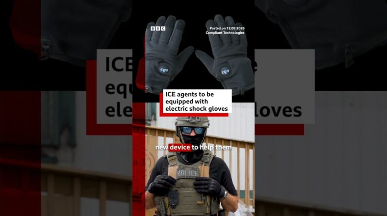 US ICE officers may soon be using gloves that can deliver electric shocks. #BBCNews