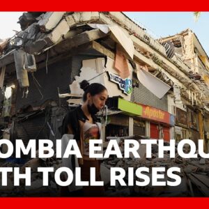 Colombia earthquake death toll rises above 220 | BBC News