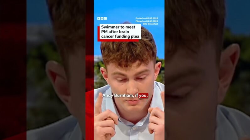UK PM Burnham invites Scottish swimmer to meeting after cancer funding plea. #UK #Cancer #BBCNews