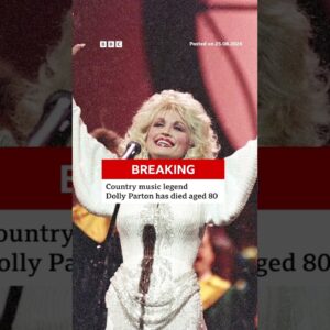 Country music legend Dolly Parton has died aged 80. #DollyParton #BBCNews