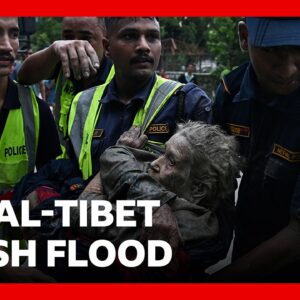 LIVE: Nepal flash flood rescue operation underway after glacial collapse at Tibet border | BBC News