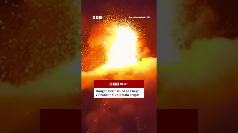 Danger alert issued as Fuego volcano in Guatemala erupts. #BBCNews