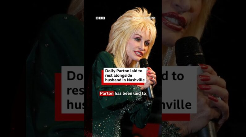 Dolly Parton laid to rest alongside husband in Nashville. #BBCNews