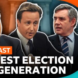 The 2010 UK Election Old Newscast: Brown vs Cameron vs Clegg | BBC Newscast