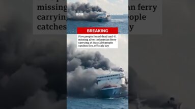 Five dead, 41 missing, after Indonesia ferry catches fire. #Indonesia #BBCNews