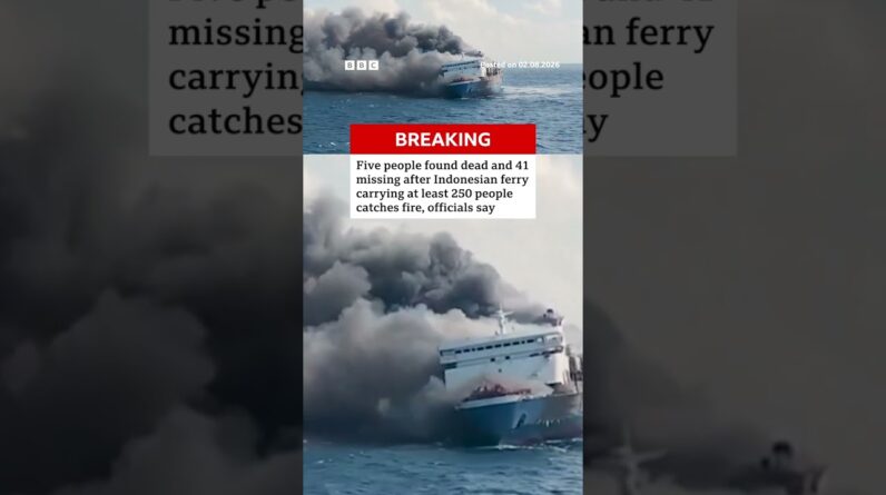 Five dead, 41 missing, after Indonesia ferry catches fire. #Indonesia #BBCNews