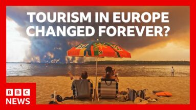 Have wildfires and heatwaves changed holidays in Europe for good? | BBC News