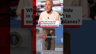 Trump secretly swapped planes using catering truck due to Iranian threat. #BBCNews