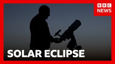 Europe awaits first total solar eclipse since 1999 | BBC News