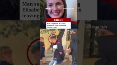 Man suspected of killing Elisabeth Jane Ross seen leaving court. #Athens #Greece #BBCNews