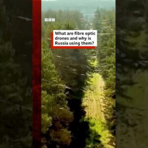 What are fibre optic drones and why is Russia using them? #Russia #Ukraine #BBCNews