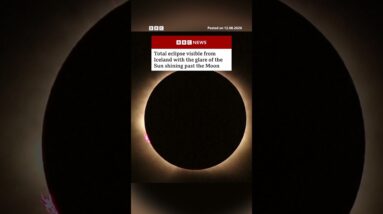 Total eclipse visible from Látrabjarg, Iceland. #Iceland #SolarEclipse #TotalEclipse #News #BBCNews