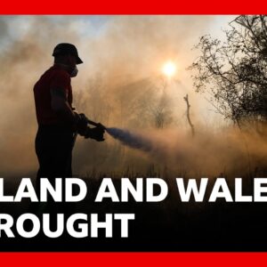 Fire crews still dealing with a "significant number" of fires across Wales and England | BBC News