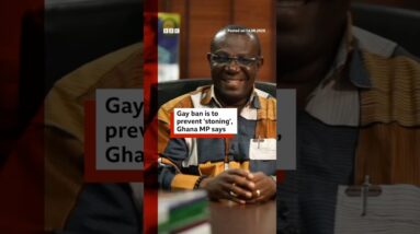 Gay ban is to prevent 'stoning', Ghana MP says #Ghana #BBCNews