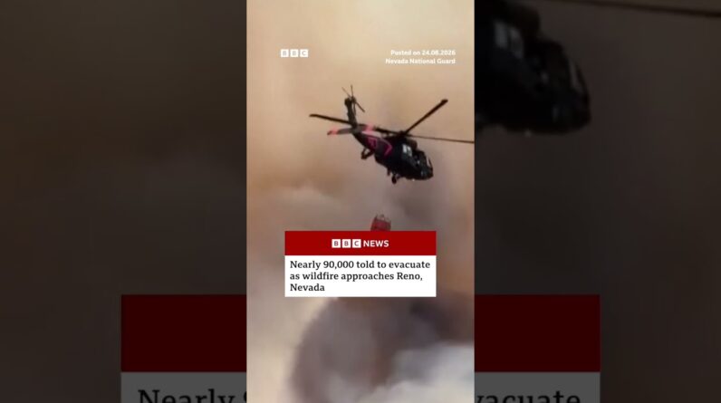 A large wildfire has reached the outskirts of Reno, Nevada. #Wildfires #BBCNews