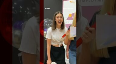 'Goosebumps' as GCSE student opens results live on the BBC. #BBCNews