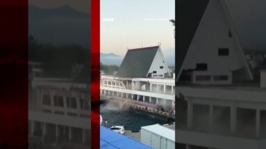 Buildings partially collapse in Indonesia after earthquake. #Earthquake #BBCNews