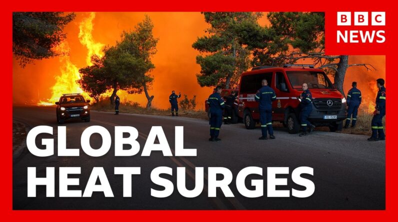 How much of the world is on fire right now? | BBC News