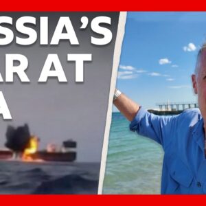 I went to a Ukraine beach as Russian sea attacks intensify | BBC News