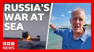 I went to a Ukraine beach as Russian sea attacks intensify | BBC News
