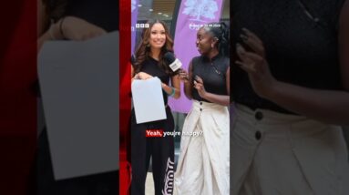 'I'm shaking': BRIT School applicant opens GCSE drama result. #BBCNews