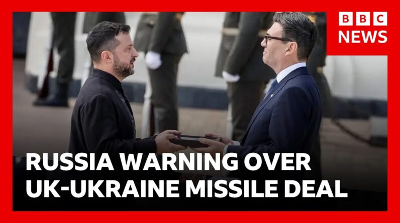 Russia warns of growing tension as UK hands Ukraine long-range missile blueprints | BBC News