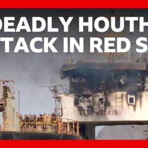 Iran-backed Houthis launch deadly attack on ship in Red Sea | BBC News