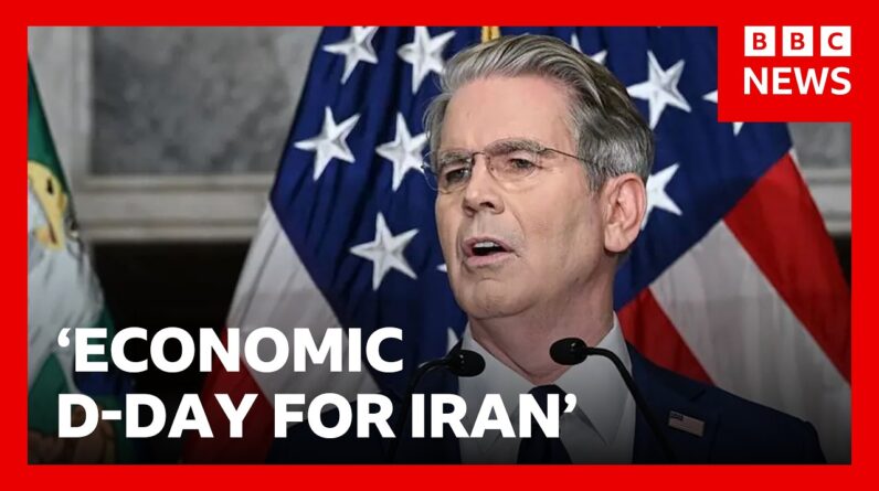 US says Iran is facing 'economic D-Day' in 'greatest financial offensive ever' | BBC News