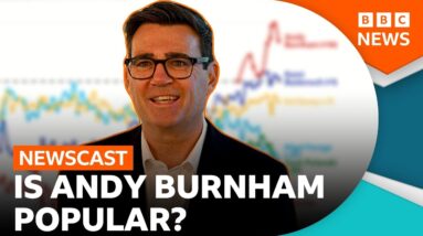 Is UK Prime Minister Andy Burnham popular or just new? | BBC Newscast